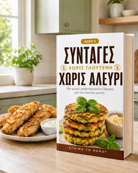 Συνταγές χωρίς γλουτένη, χωρίς αλεύρι και χωρίς ραφιναρισμένη ζάχαρη